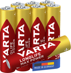 VARTA Batéria Longlife Max Power 8 AAA 4703101418