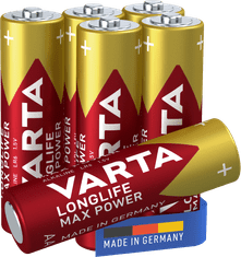 VARTA Batérie Longlife Max Power 4+2 AA 4706101436