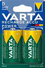 VARTA Nabíjacie batérie Power 2 D 3000 mAh R2U 56720101402