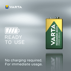 VARTA Nabíjacie batérie Power 1 9V 200 mAh R2U 56722101401