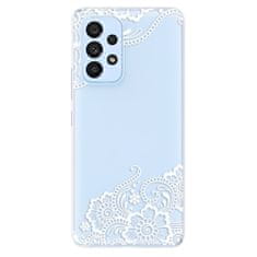 iSaprio Silikónové puzdro - White Lace 02 pre Samsung Galaxy A53 5G