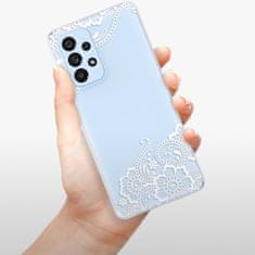 iSaprio Silikónové puzdro - White Lace 02 pre Samsung Galaxy A53 5G