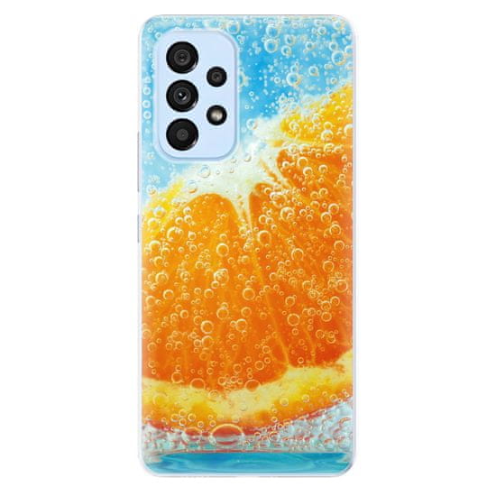 iSaprio Silikónové puzdro - Orange Water pre Samsung Galaxy A53 5G