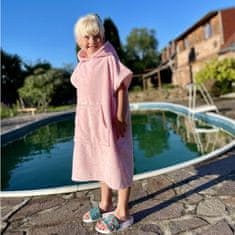 AGAMA Pončo PONCHO BAMBOO KID 110-134 cm modrá sv. modrá