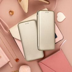 FORCELL Puzdro / obal na Xiaomi Redmi 10c zlatý - kniha Forcell Elegance