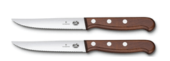 Victorinox 5.1230.12G Wood nože na steak a pizzu 12cm 2ks hnedé drevo