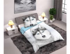 FARO Textil Bavlnená posteľná bielizeň Wild Husky 160x200 cm