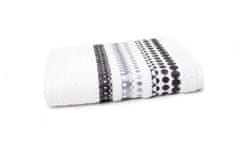 FARO Textil Bavlnený uterák Silver 70x140 cm biely