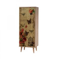 Hanah Home Stojan na topánky Filinta Butterflies 50x135 cm dub sonoma