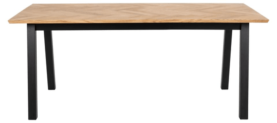 Actona Jedálenský stôl Brighton 180 cm dub/čierny