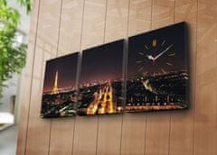 Hanah Home Nástenné hodiny Paríž 96x40 cm viacfarebné