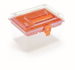 Prosperplast Organizér GEORG 19,5 x 17,4 x 13,5 cm oranžový