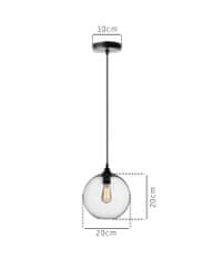 Tutumi Stropné svietidlo Loft Bulb