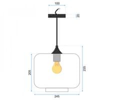 Tutumi Stropné svietidlo Loft Lamp