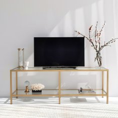 Hanah Home TV stolík Basic zlatý