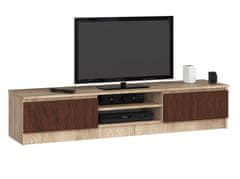 Akord TV stolík Ronon 160 cm sonoma/wenge