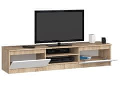 Akord TV stolík Ronon 160 cm sonoma/biely