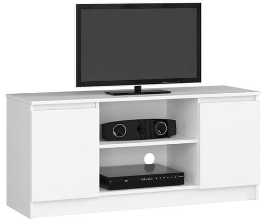 Akord TV stolík Tonon 120 cm biely