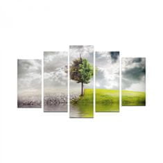 Hanah Home Viacdielny obraz A Tree By The Water110x60 cm