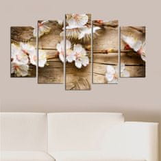 Hanah Home Viacdielny obraz Flower In The Blossom 110 x 60 cm