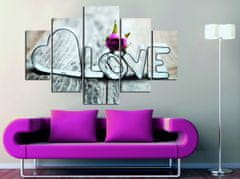 Hanah Home Viacdielny obraz Love II 92 x 56 cm