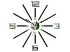 ModernClock 3D nalepovacie hodiny Sheren wenge