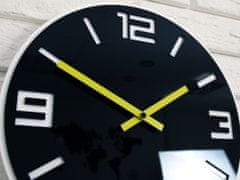 ModernClock Nástenné hodiny Dixon čierne