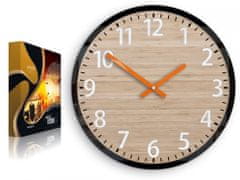 ModernClock Nástenné hodiny Karina hnedé
