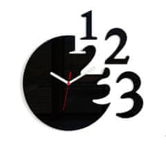 ModernClock Nástenné hodiny Numero čierne