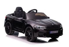 Lean-toys BMW M5 batérie Auto čierna farba