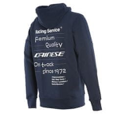 Dainese PADDOCK HOODIE pánska mikina s kapucňou modrá