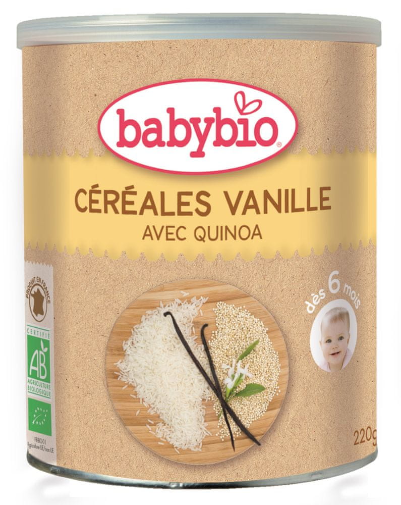 Babybio nemliečna kaša s vanilkou 220 g