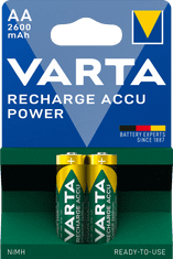 Nabíjacie batérie Power 2 AA 2600 mAh R2U 5716101402