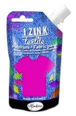 IZINK farba na textil - fuchsiová 80 ml