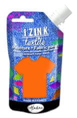 IZINK farba na textil - oranžová 80 ml