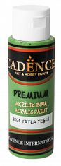 Cadence Premium akrylová barva - zelená 70 ml