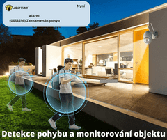 JORTAN Vonkajšia bezdrôtová otočná FullHD 1080p kamera IP66 + Nightvision