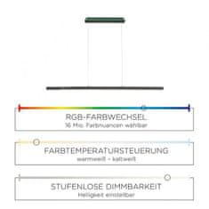 PAUL NEUHAUS PAUL NEUHAUS Paul Neuhaus, Q-ARIAN, LED závesné svietidlo, CCT, Smart Home ZigBee 2700-5000K 2569-13