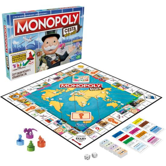 HASBRO Monopoly Cesta Okolo Sveta Sk Verzia