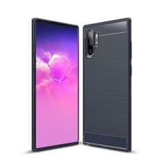 IZMAEL Carbon Shield TPU puzdro pre Samsung Galaxy Note 10 Plus - Tmavo Modrá KP19391