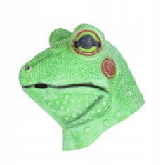 Korbi Profesionálna latexová maska Žaba žabia hlava