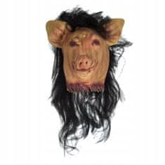 Korbi Profesionálna latexová maska Píla ošípaná Halloween