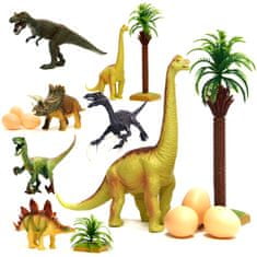 WOWO Súprava 14 Veľkých Figúrok Dinosaurov z Parku - Detské Hračky