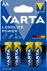 VARTA Baterie Longlife Power 4 AA 4906121414