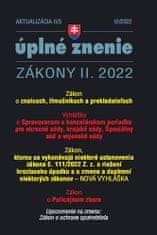 Aktualizácia II/5 2022 – Policajný zbor, tlmočníci, znalci a prekladatelia