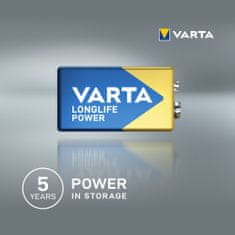 VARTA Batérie Longlife Power 1 9V 4922121411