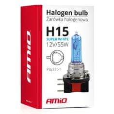 AMIO AMiO Halogénová žiarovka H15 12V 55W Super White