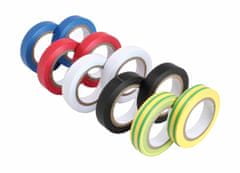 ASTA Izolačné pásky elektrikárske 12 mm × 10 m, rôzne farby, 10 ks - ASTA