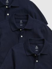 Gap Detské polo tričká uniform organic, 3ks XXL