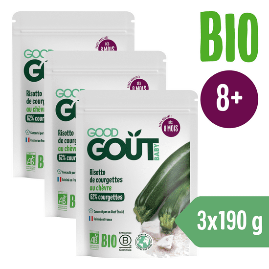 Good Gout BIO Cuketové rizoto s kozím syrom 3x 190 g